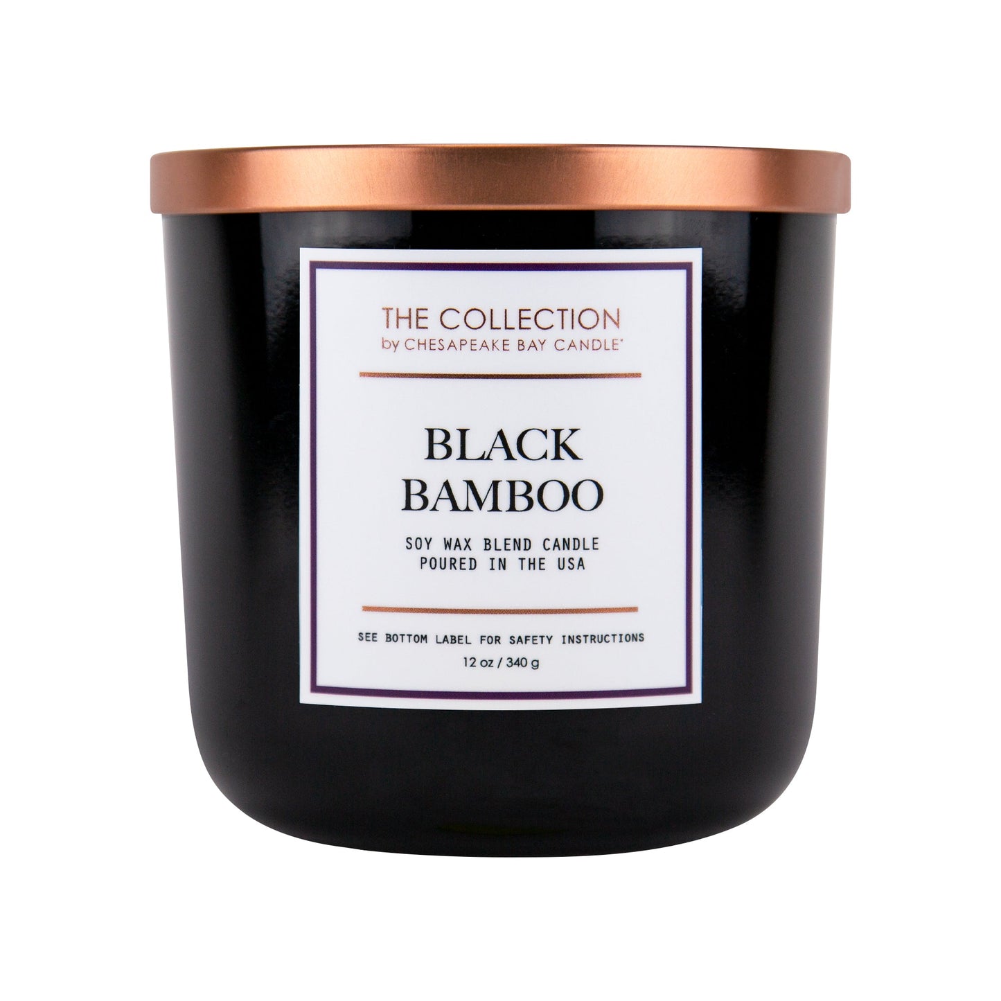 black bamboo medium 2 wick tumbler candle